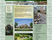 Tablet Screenshot of carloslandscapingservices.com